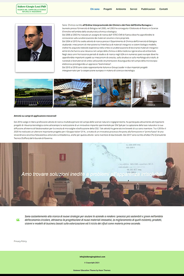 Lesci Dr. Isidoro Giorgio